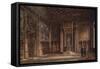 The King's Robing Room, Houses of Parliament-Charles Edwin Flower-Framed Stretched Canvas