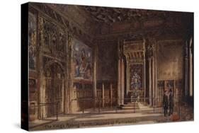 The King's Robing Room, Houses of Parliament-Charles Edwin Flower-Stretched Canvas