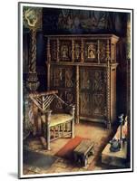 The 'King's Room' Oxburgh Hall, Norfolk, 1910-Edwin Foley-Mounted Giclee Print