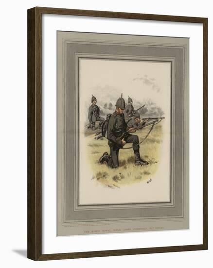 The King's Royal Rifle Corps, Formerly 60th Rifles-Frank Dadd-Framed Giclee Print