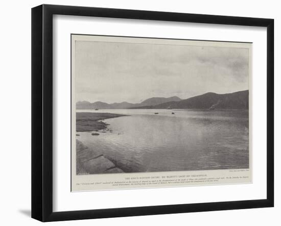 The King's Scottish Cruise, His Majesty's Yacht Off Ballachulish-null-Framed Giclee Print