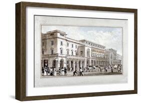 The King's Theatre, Haymarket, Westminster, London, 1828-George Shepherd-Framed Giclee Print