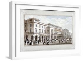 The King's Theatre, Haymarket, Westminster, London, 1828-George Shepherd-Framed Giclee Print