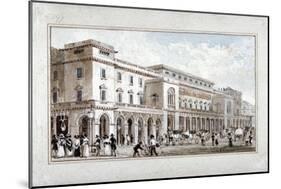 The King's Theatre, Haymarket, Westminster, London, 1828-George Shepherd-Mounted Giclee Print