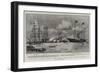 The King's Yachting Holiday, the Victoria and Albert Leaving Portsmouth-Charles Edward Dixon-Framed Giclee Print