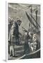 The King Visits Vasco Da Gama, 1904-null-Framed Giclee Print