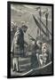 The King Visits Vasco Da Gama, 1904-null-Framed Giclee Print