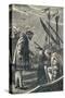 The King Visits Vasco Da Gama, 1904-null-Stretched Canvas