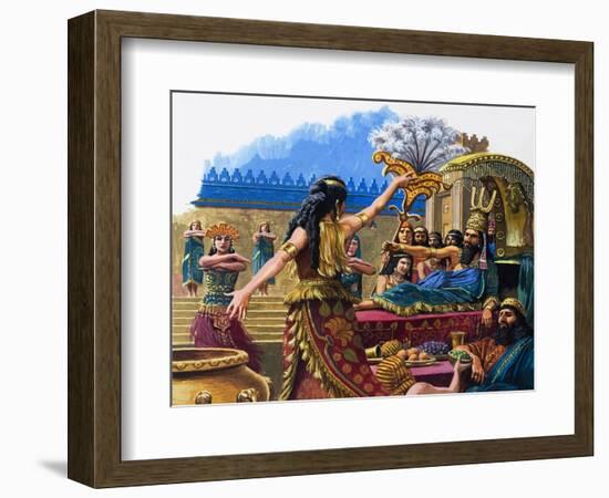 The King Who Stayed Away, from 'Babylon the Mighty'-Payne-Framed Giclee Print