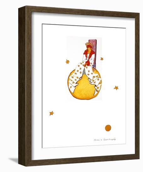 The King-Antoine de Saint-Exupéry-Framed Art Print