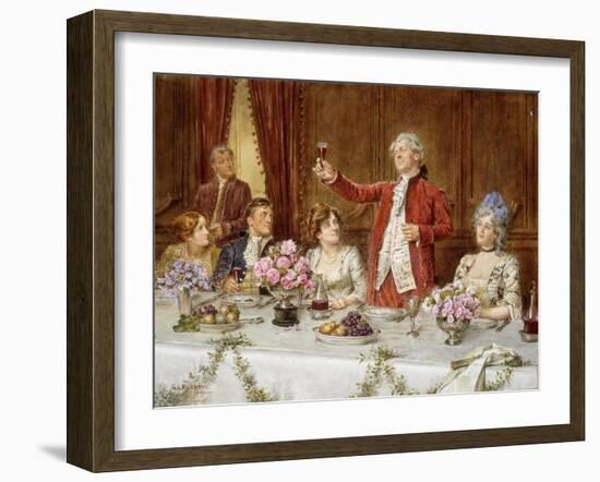 The King!-George Goodwin Kilburne-Framed Giclee Print