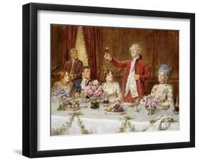 The King!-George Goodwin Kilburne-Framed Giclee Print