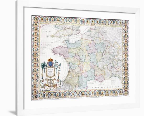 The Kingdom of France Divided into Local Governments, 1751-null-Framed Giclee Print