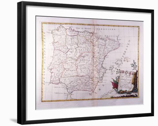 The Kingdom of Spain and Portugal Divided-Fototeca Gilardi-Framed Photographic Print