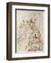 The Kingdoms of England and Scotland, from an Atlas of the World in 33 Maps, Venice-Battista Agnese-Framed Giclee Print