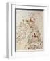 The Kingdoms of England and Scotland, from an Atlas of the World in 33 Maps, Venice-Battista Agnese-Framed Giclee Print