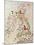 The Kingdoms of England and Scotland, from an Atlas of the World in 33 Maps, Venice-Battista Agnese-Mounted Giclee Print