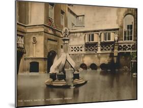 The Kingss Bath and Hot Mineral Spring, Bath, Somerset, C 1925-null-Mounted Giclee Print