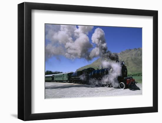 The Kingston Flyer Steam Train, South Island, New Zealand-Jeremy Bright-Framed Photographic Print