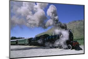 The Kingston Flyer Steam Train, South Island, New Zealand-Jeremy Bright-Mounted Photographic Print