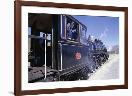 The Kingston Flyer Steam Train, South Island, New Zealand-Jeremy Bright-Framed Photographic Print