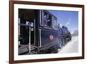 The Kingston Flyer Steam Train, South Island, New Zealand-Jeremy Bright-Framed Photographic Print