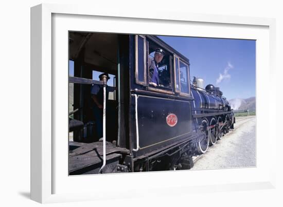 The Kingston Flyer Steam Train, South Island, New Zealand-Jeremy Bright-Framed Photographic Print