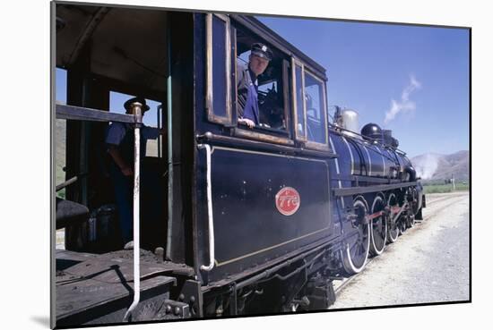 The Kingston Flyer Steam Train, South Island, New Zealand-Jeremy Bright-Mounted Photographic Print