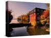 The Kingston Mill on Lake Carnegie-George Oze-Stretched Canvas