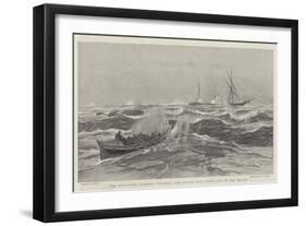 The Kingstown Lifeboat Disater, the Second Boat Going Out to the Rescue-Joseph Nash-Framed Giclee Print