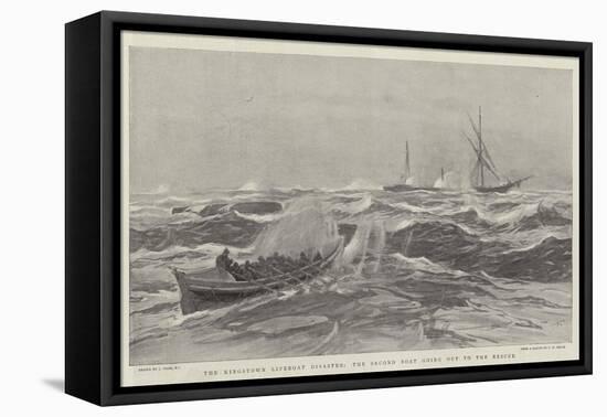 The Kingstown Lifeboat Disater, the Second Boat Going Out to the Rescue-Joseph Nash-Framed Stretched Canvas