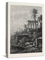 The Kiosk on the Island of Philae, Egypt, 1879-null-Stretched Canvas