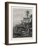 The Kiosk on the Island of Philae, Egypt, 1879-null-Framed Giclee Print