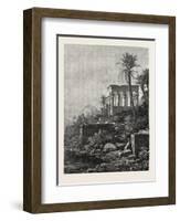 The Kiosk on the Island of Philae, Egypt, 1879-null-Framed Giclee Print