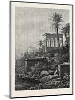 The Kiosk on the Island of Philae, Egypt, 1879-null-Mounted Giclee Print