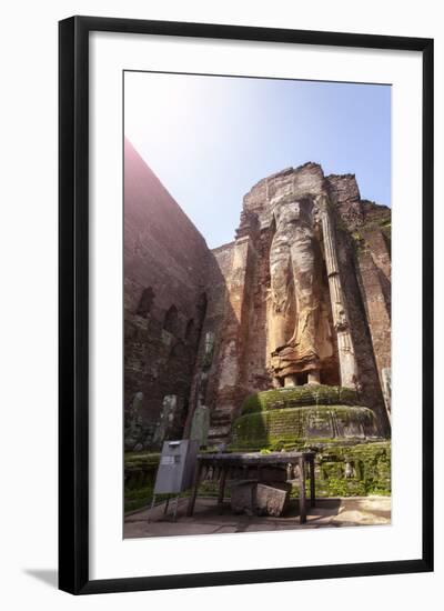 The Kiri Vihara Buddhist Temple Ruins, Polonnaruwa, UNESCO World Heritage Site, Sri Lanka, Asia-Charlie Harding-Framed Photographic Print