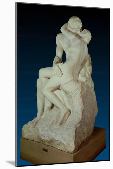 The Kiss, 1886-Auguste Rodin-Mounted Giclee Print