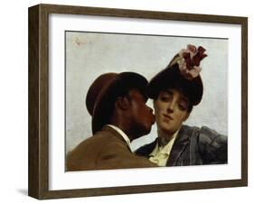 The Kiss, 1887-Theodore Jacques Ralli-Framed Giclee Print