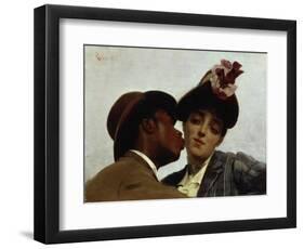 The Kiss, 1887-Theodore Jacques Ralli-Framed Giclee Print