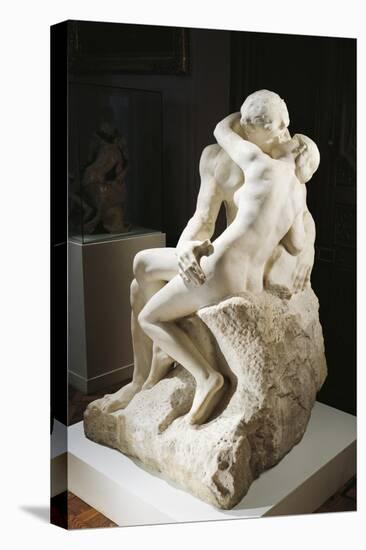 The Kiss, 1888-1889-Auguste Rodin-Stretched Canvas