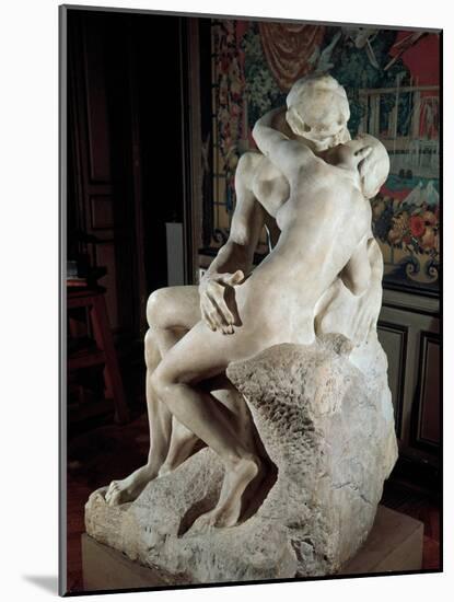 the Kiss 1888-1898 (Marble)-Auguste Rodin-Mounted Giclee Print
