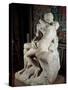 the Kiss 1888-1898 (Marble)-Auguste Rodin-Stretched Canvas