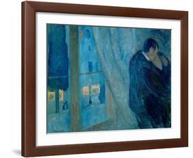 The Kiss, 1892-Edvard Munch-Framed Giclee Print