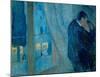 The Kiss, 1892-Edvard Munch-Mounted Giclee Print