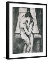 The Kiss, 1895-Edvard Munch-Framed Giclee Print