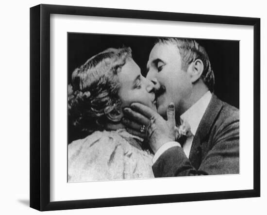 The Kiss, 1896-null-Framed Photographic Print