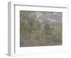 The Kiss, 1897-Viktor Elpidiforovich Borisov-musatov-Framed Giclee Print