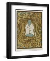 The Kiss, 1898-Peter Behrens-Framed Giclee Print