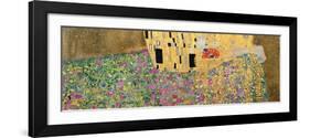 The Kiss, 1907-08 (Detail)-Gustav Klimt-Framed Giclee Print