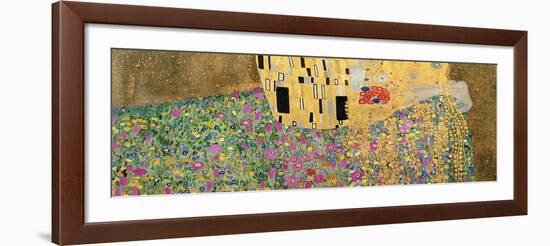 The Kiss, 1907-08 (Detail)-Gustav Klimt-Framed Giclee Print